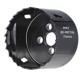 SagaSave 2.87 inch 73 mm Hole Saw Blade，Corn Hole Drilling Cutter for Stainless Steel Cornhole Carbon Steel & BI-Metal Heavy Duty Steel