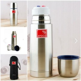 Domestic Apollo stainless steel vacuum insulated thermos 4 types 0.25L 0.3L 0.4L 0.5L 0.8L, Apollo thermos 0.5L / 국산 아폴로 스텐 진공 보냉 보온병 4종 0.25L 0.3L 0.4L 0.5L 0.8L, 아폴로보온병0.5L