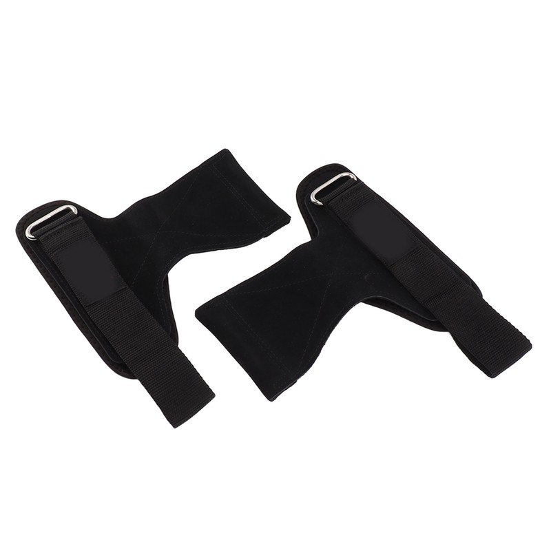 Pull Up Deadlift Straps Assist Wrist Padded Workout Power Lifting