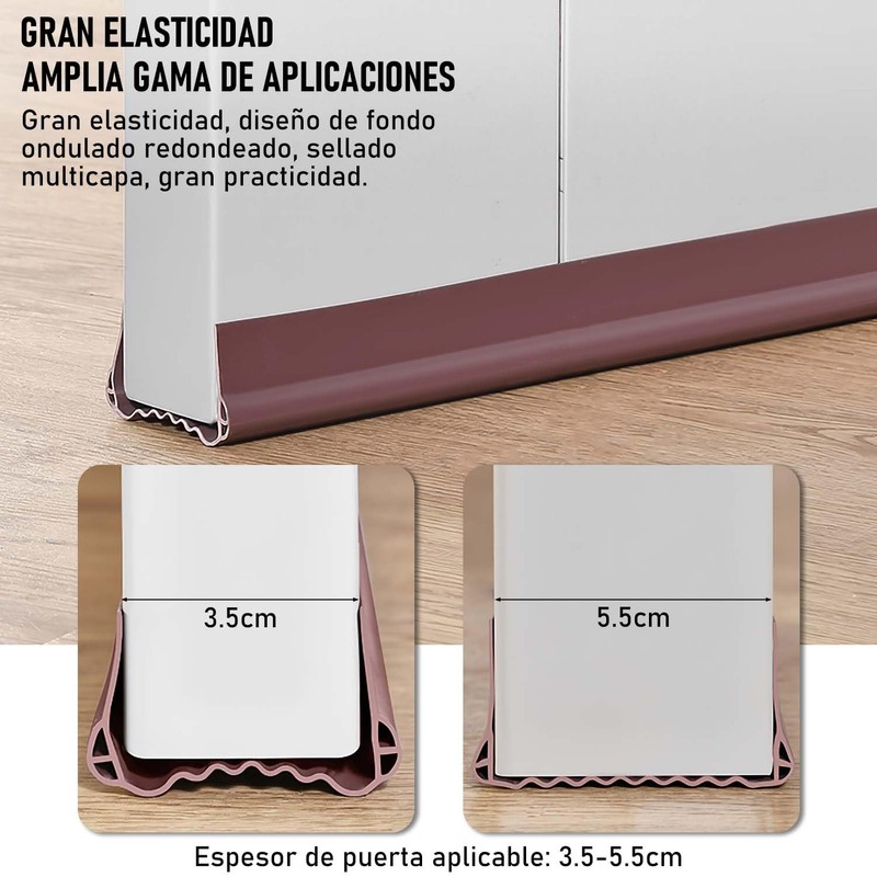 Sebami Guardapolvo para Puerta, Cubre Polvo para Puerta, 100cm Tope