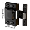 F Fityle Frameless Glass Cabinet Door Hydraulic Hinge Replacement Easily