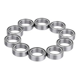 Donepart 5mm ID 9mm OD 3mm Thick Miniature Bearings MR95ZZ Ball Bearing Double Shielded and Pre-Lubricated Steel Bearings (of 10)