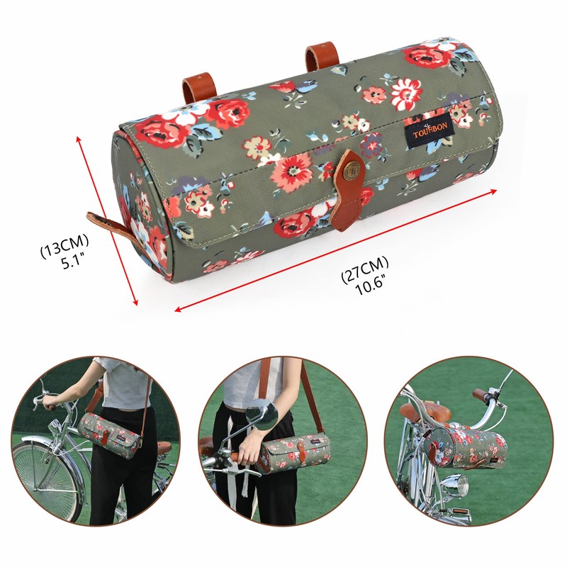 TOURBON Cycling Front Handlebar Bag Waterproof Bike Pannier Utility Tool