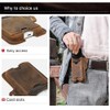 Hiram Custodia per cellulare in Pelle da Uomo Custodia universal