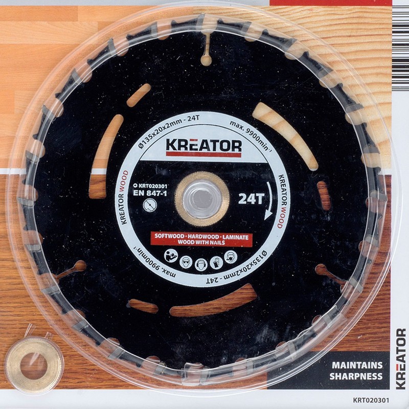KREATOR KRT020301 KRT020301 Pista Madera 135 mm24d
