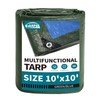 TARPAL 10x10 Green Tarp Waterproof 6mil Small tarps Multipurpose Protective