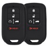 XUKEY 2Pc Remote Silicone Key Case Fob Cover For Honda