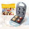 Aoruru Mini Waffle Bowl Maker 4 Belgium Waffle Bowls