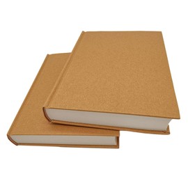 5.5x8.25 Sketch Book, Pack of 2, 240 Sheets (100gsm), Hardcover Bound Sketch Notebook, 120 Sheets Each, Acid Free Blank Drawing Paper, Ideal for Kids & Adults, Kraft Cover