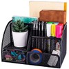 ISO TRADE Desk Organiser 6 Compartments Desk Pen Holder 1