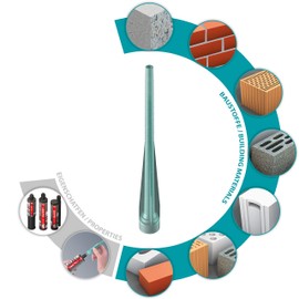 TOX Verbundmörtel-Zubehör Liquix Mix 200 mm, praktischer Statikmischer zur optimalen Vermischung der TOX Verbundmörtel, mit bauaufsichtlicher Zulassung, 25 Stück im Beutel, 08460091