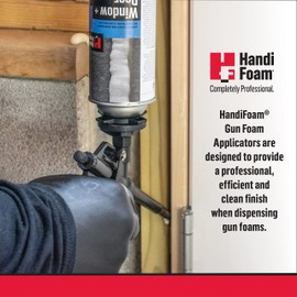 HandiFoam HT330 Gun Foam Applicator, 7 in. (18 cm) Barrel, Adjustable Bead Control, Compatible with Most Gun Foam Cans, Entry-Level Professional Polyurethane Spray Foam Gun
