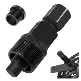 Bike Crank Removal Tool, Crank Puller Tool Bicycle Crank Remover Bicycle Crank Extractor Puller Square Taper Crank Puller Tool Bike Repair Tools for Mountain Bike Road Bike - Black