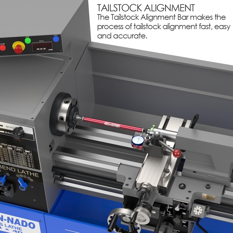 Edge Technology Tailstock Alignment Bar