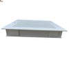 BricoLoco.com Air Vent Grille with Adjustable Shutter, Recessed Wall or