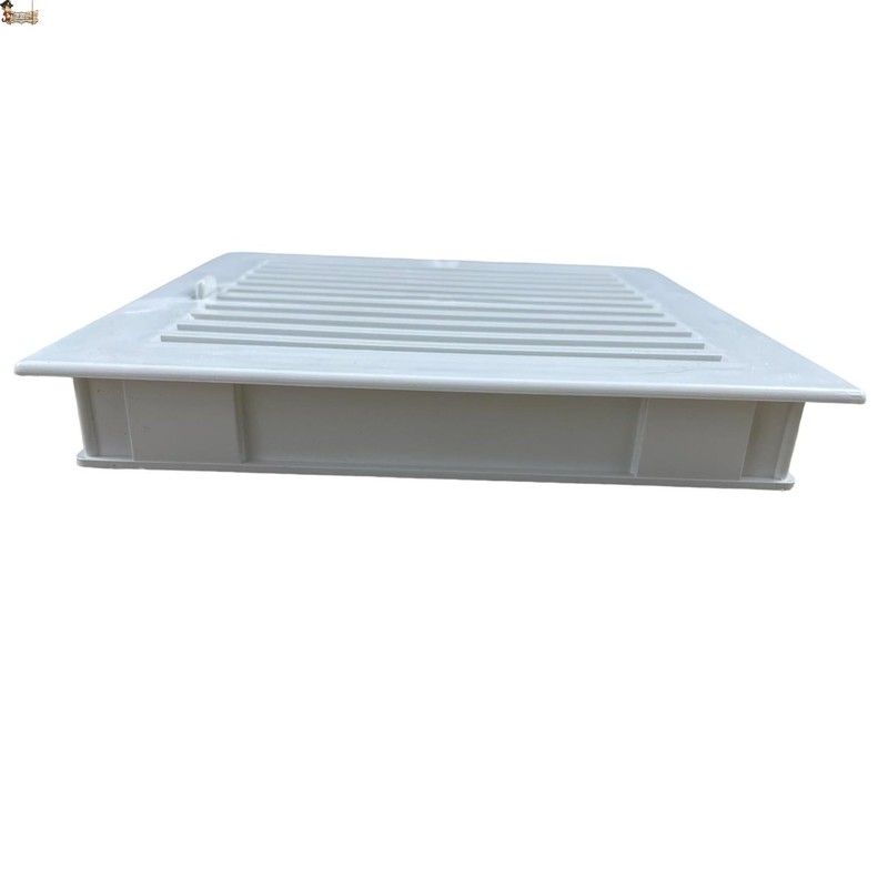 BricoLoco.com Air Vent Grille with Adjustable Shutter, Recessed Wall or