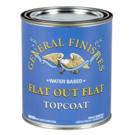 General Finishes Flat Out Flat Topcoat, Quart