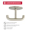 Gedotec Coat Hook Silver | 1 Piece | Ceiling Hook
