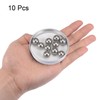 sourcing map Pack of 10 Steel Balls, Steel Ball Bearings,