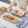 MALACASA 3 Tier Serving Trays for Party, Porcelain Serving Platters