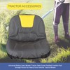 Aswalling Universal Riding Lawn Mower Tractor Seat Cover Padded Comfort