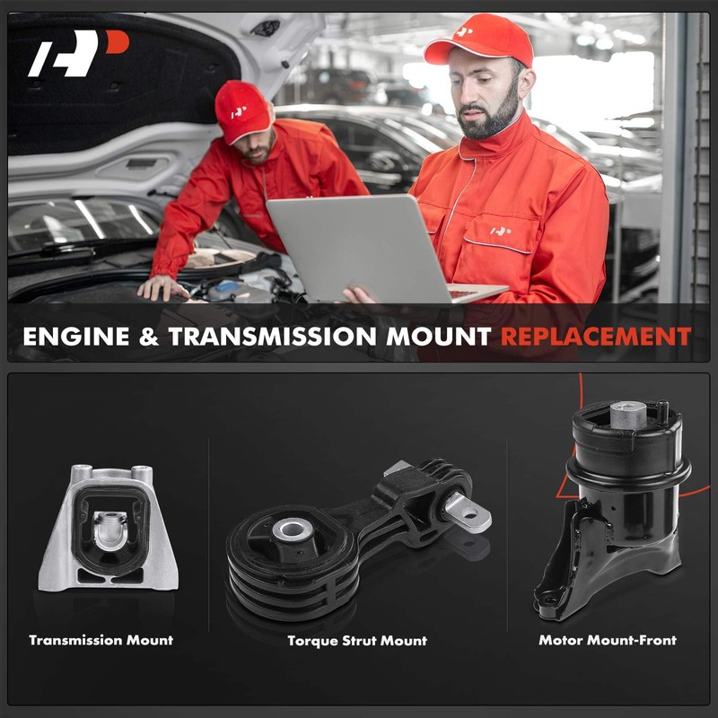 A-Premium 3PCS Engine Motor Mount Transmission Mount and Torque Strut