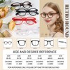 MARE AZZURO Trendy Round Reading Glasses Women Matte Designer Readers