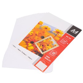 Matte Photo Paper, 20Pcs Photo Printer Paper A 4 8.3x11.7in Thin Photo Paper, Glossy Surfaces, Water Resistant High Light Photo Paper for Document Production, Photo Printing