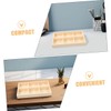 Zerodeko Wooden Storage Divider Box with Compartments Stylish Organizer for