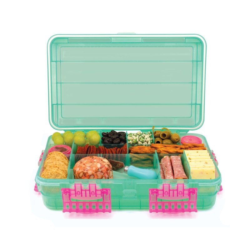SubSafe Charcuterie Safe 2.0 Waterproof Tackle Box, Snack Storage for