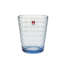 iittala Aino Aalto Tumbler, 7.8 fl oz (220 ml), Aqua Pair