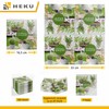 HEKU 100 napkins, 3-ply, 33 x 33 cm, herbs, absorbent