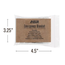 Mylar Emergency Survival Sleeping Blanket - 20 Pack