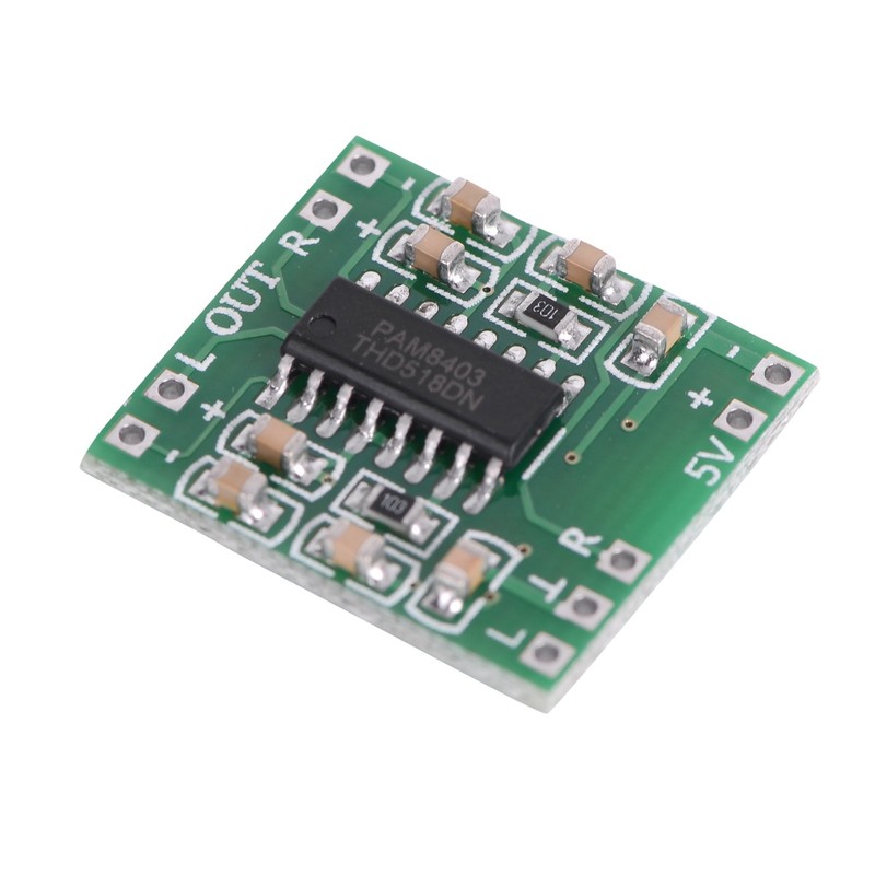 VKLSVAN 5pcs PAM8403 2*3W Class D Mini Digital Power Amplifier