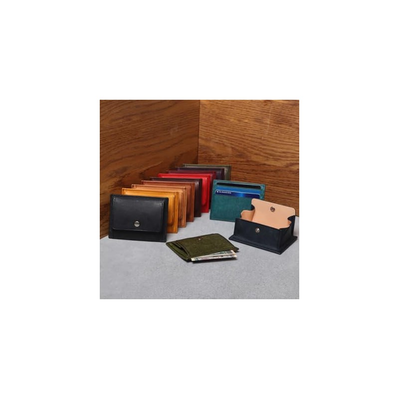 Boosters Coin Case, Coin Purse, Genuine Italian Leather, Wallet, Bill