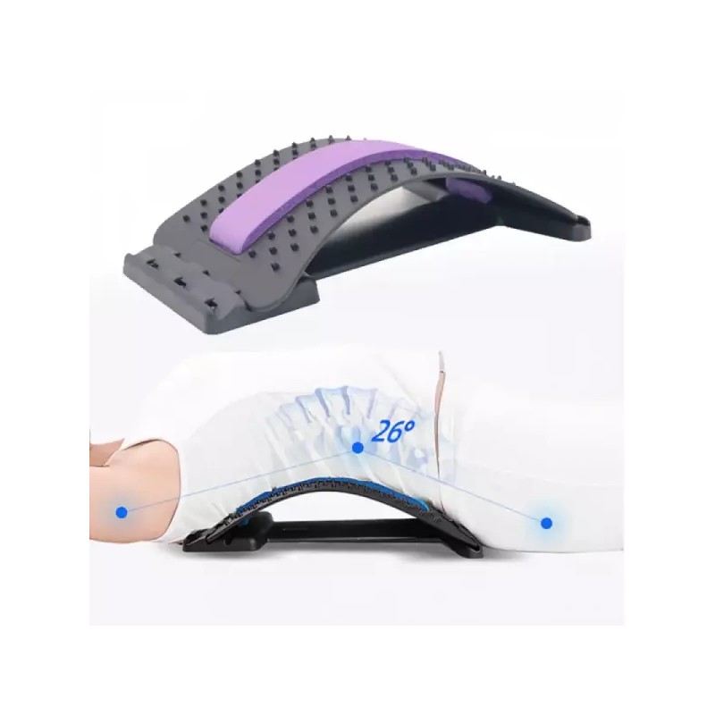 척추 스트레칭기 허리마사지운동기구 Spinal Stretching Device Lumbar Massage Exerciser [Random