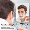 EUAIAJ Fogless Shower Mirror for Shaving Large (10.2x7.8in), Anti Fog