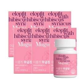 Irop Rose of Sharon 60 tablets / 이롭 무궁정 60정 X 4+2병 평화무궁화다이어트이너뷰티체지방보조제헬스칼로리