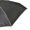 Francfranc Flanc Blackout Compact Piping Folding Umbrella, 18.5 inches (47
