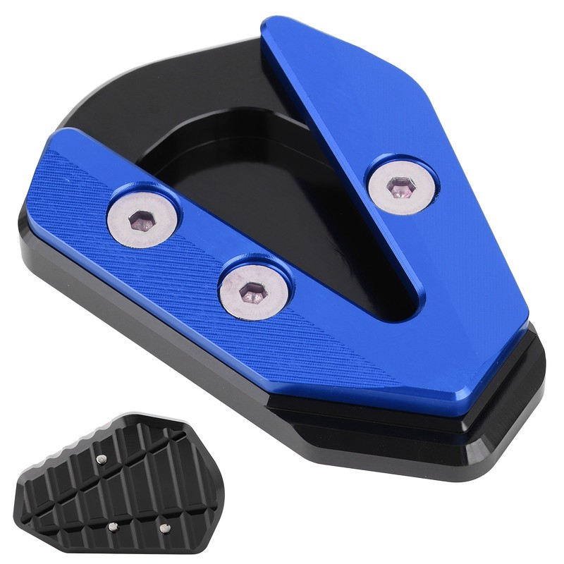 Motorcycle Side Stand Base Kickstand Extension Pad Enlarger Plate Fit