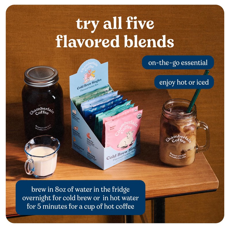 Chamberlain Coffee Flavored Cold Brew Singles Variety Pack – Cold