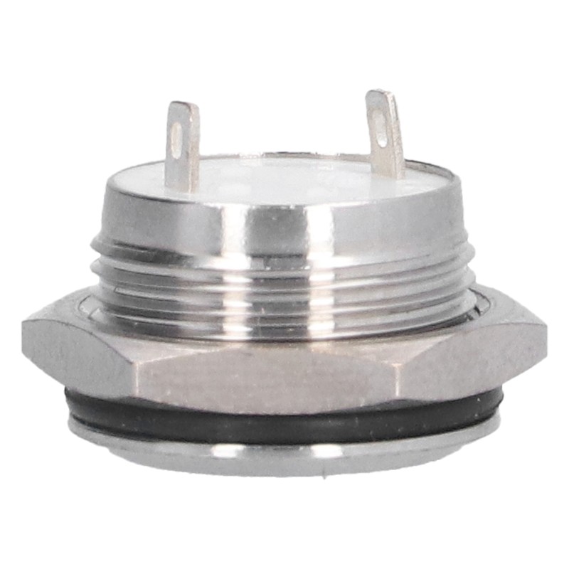 5Pcs Flat Top Button Switch Stainless Steel Waterproof Screw Terminal