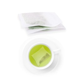 Japanese Green Tea Co. 144 Pcs Disposable Tea Bags for Loose Leaf Tea –Japanese 100% Natural and Biodegradable – Oversized Empty Tea Bags for Loose Tea Leaves Infuser with Tight Seal (3.5" X 2.8")