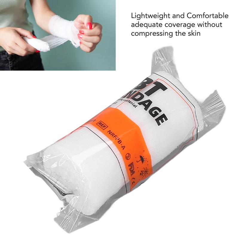 20pcs Gauze Roll Disposable Highly Absorbent Breathable Stretch Medical Gauze