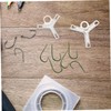 BESPORTBLE 50pcs Barbless Fishing Hooks Fish Hooks for Competitive Fishing