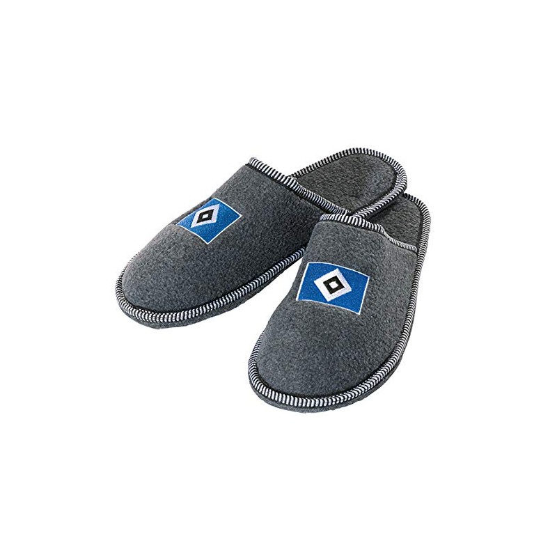 Hamburger SV HSV Slippers Size 43/44, gray