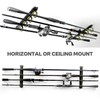Fishing Rod Rack for Garage/Vehicle, Horizontal or Ceiling Wall Mounted