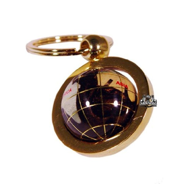 Unique Art 1-Inch Diameter Amberlite Pearl Swirl Ocean Gemstone World