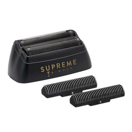 Supreme Trimmer Replacement Foil & Cutter SB63 | Hypoallergenic Foil for Crunch STF602 | Black