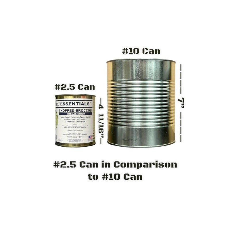 1 Can of Future Essentials Canned Freeze Dried Chopped Broccoli